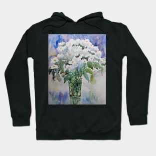 White Mums Hoodie